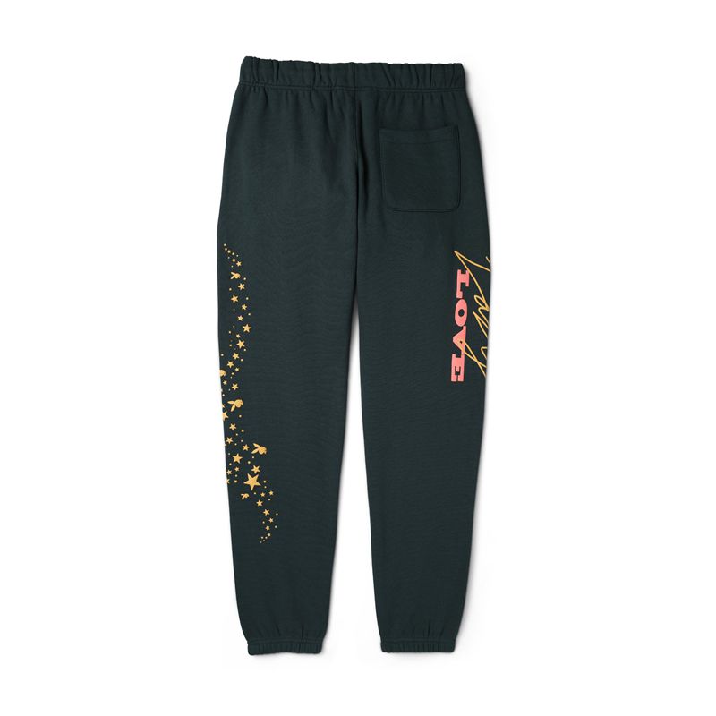 Pantalones Deportivos Playboy Love Sweatpant Hombre Negros | 1728-ZWMJA