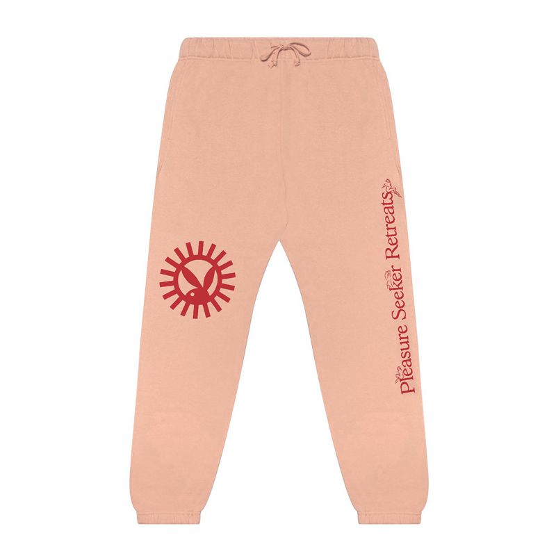 Pantalones Deportivos Playboy Sun Up Hombre Naranjas | 7319-CQPRZ