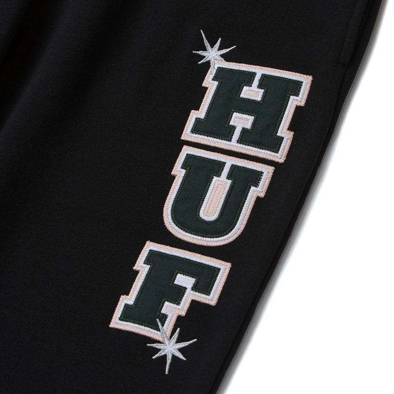 Pantalones Deportivos Playboy X Huf Rabbit Head Hombre Negros | 7126-BSGIK