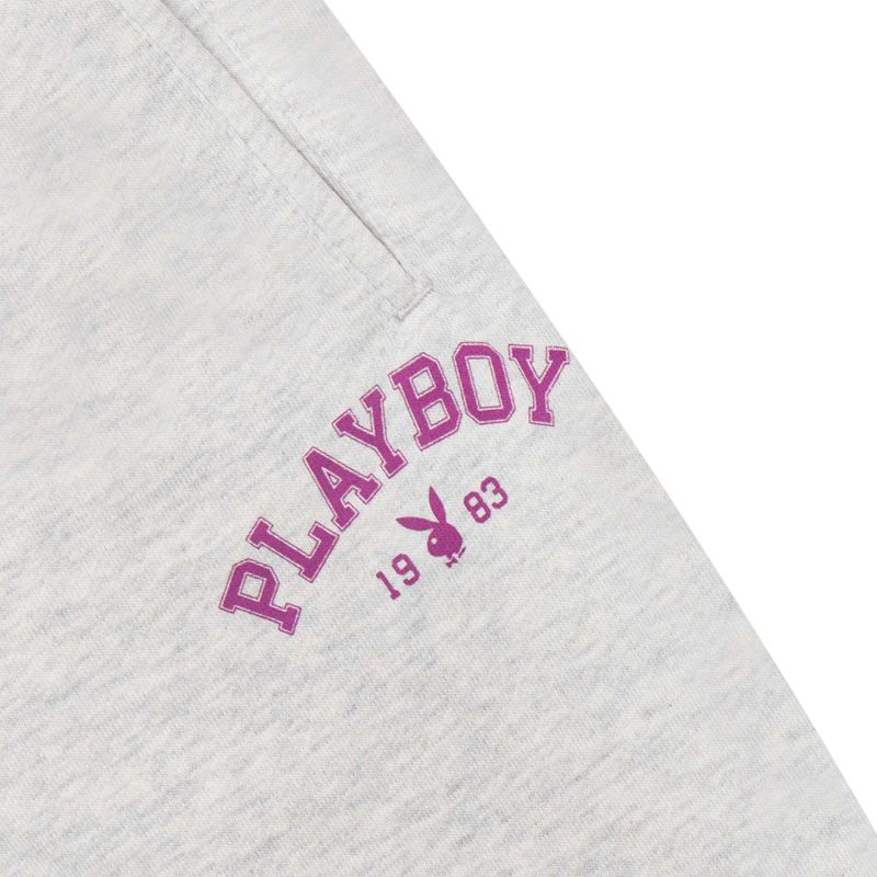 Pantalones Playboy 1983 Sweats Mujer Grises | 0462-YIARX