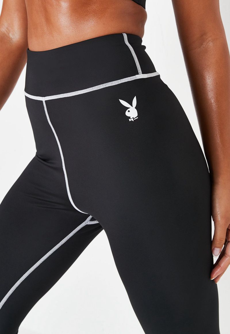 Pantalones Playboy Active Branded Legging Mujer Verdes | 8965-ALXQR