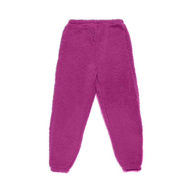 Pantalones Playboy Bunny Leg Sherpa Sweat Mujer Morados Oscuro | 5203-SNBRZ