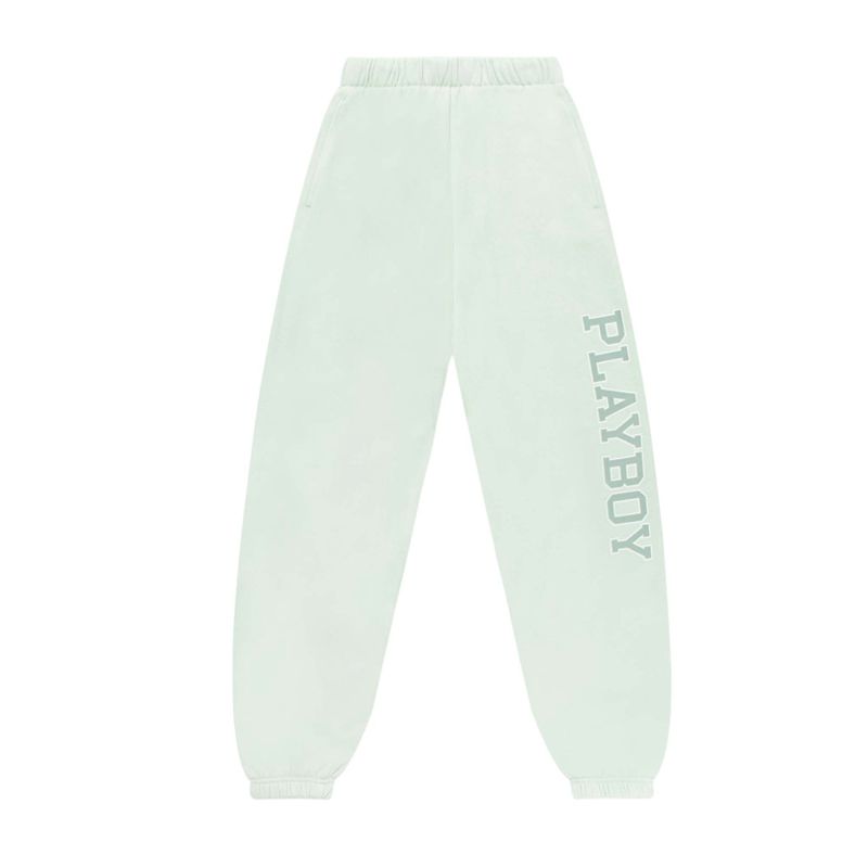 Pantalones Playboy Classic Masthead Sweats Mujer Verde Menta Verdes | 9762-HUOQT