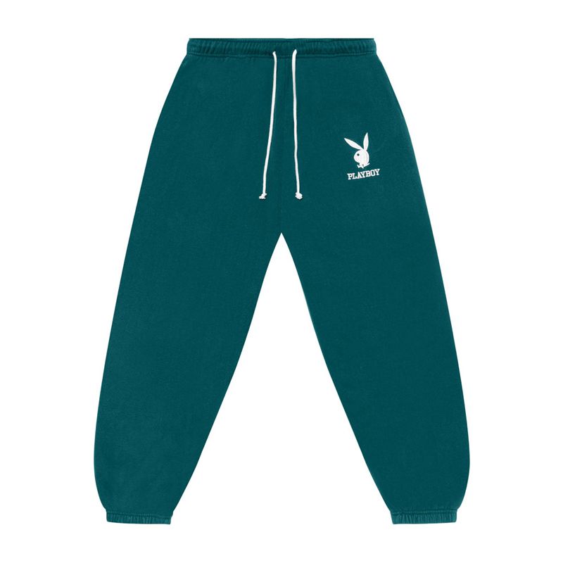 Pantalones Playboy Graduate Sweats Mujer Verdes | 2680-RVYND