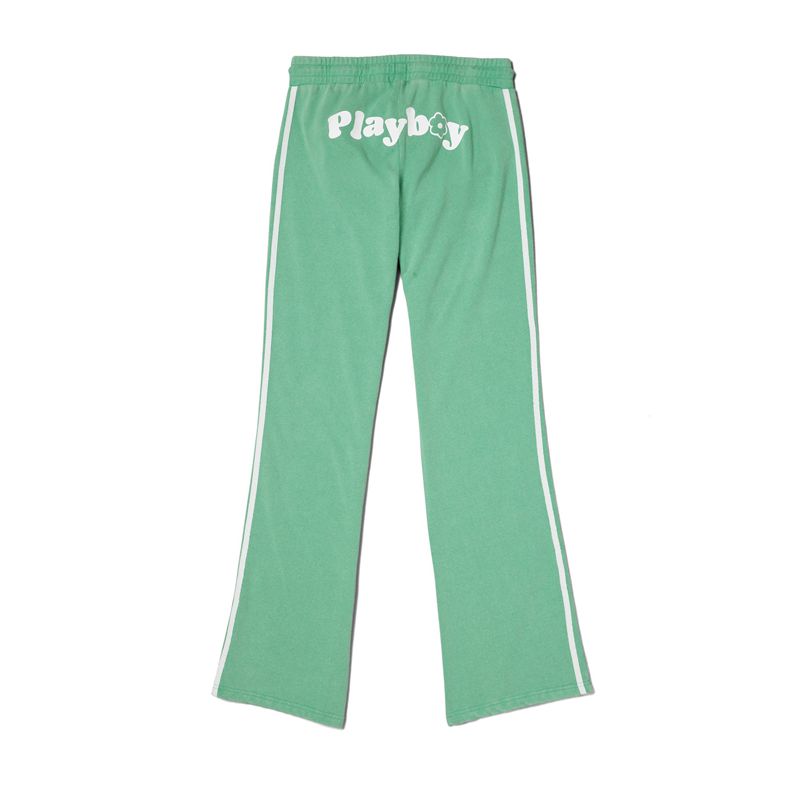 Pantalones Playboy Green Campfire Flare S Mujer Verdes | 4710-BUNOD