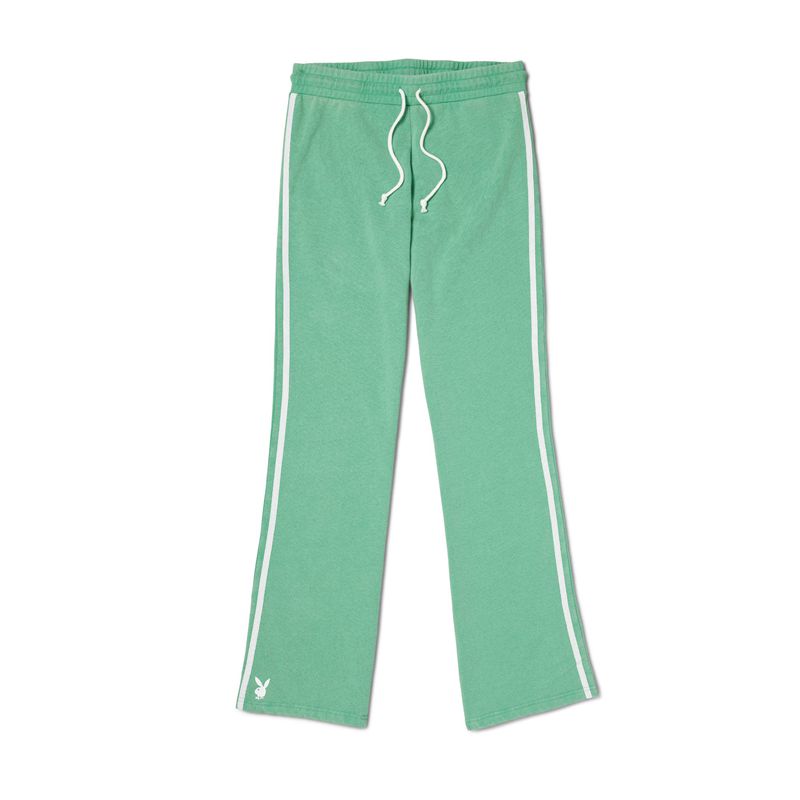 Pantalones Playboy Green Campfire Flare S Mujer Verdes | 4710-BUNOD