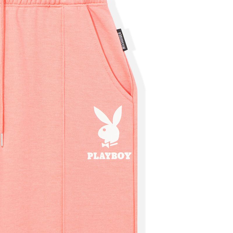 Pantalones Playboy Logo Sweats Mujer Azules Claro | 2750-NAKDY