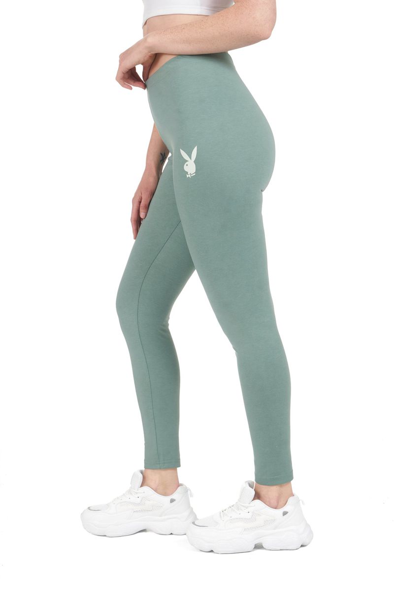 Pantalones Playboy Missguided Rabbit Head Leggings Mujer Verdes | 8765-GENJQ