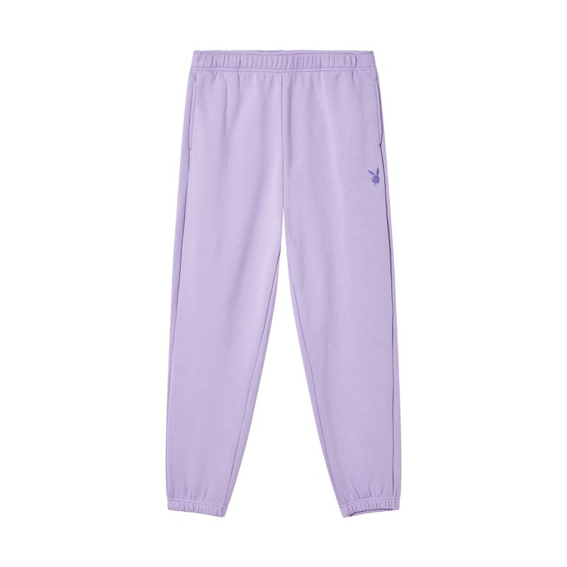 Pantalones Playboy Purple Masthead Sweat Mujer Morados | 1475-RHVPG