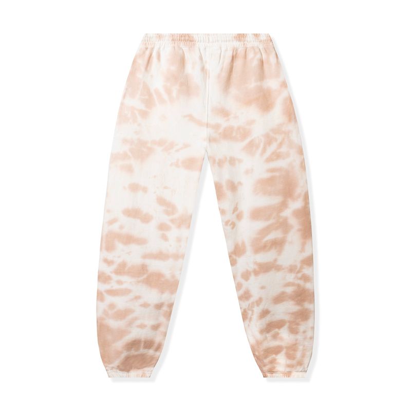 Pantalones Playboy Tie Dye Oversized Joggers Mujer Blancos Naranjas | 4608-PWLOJ