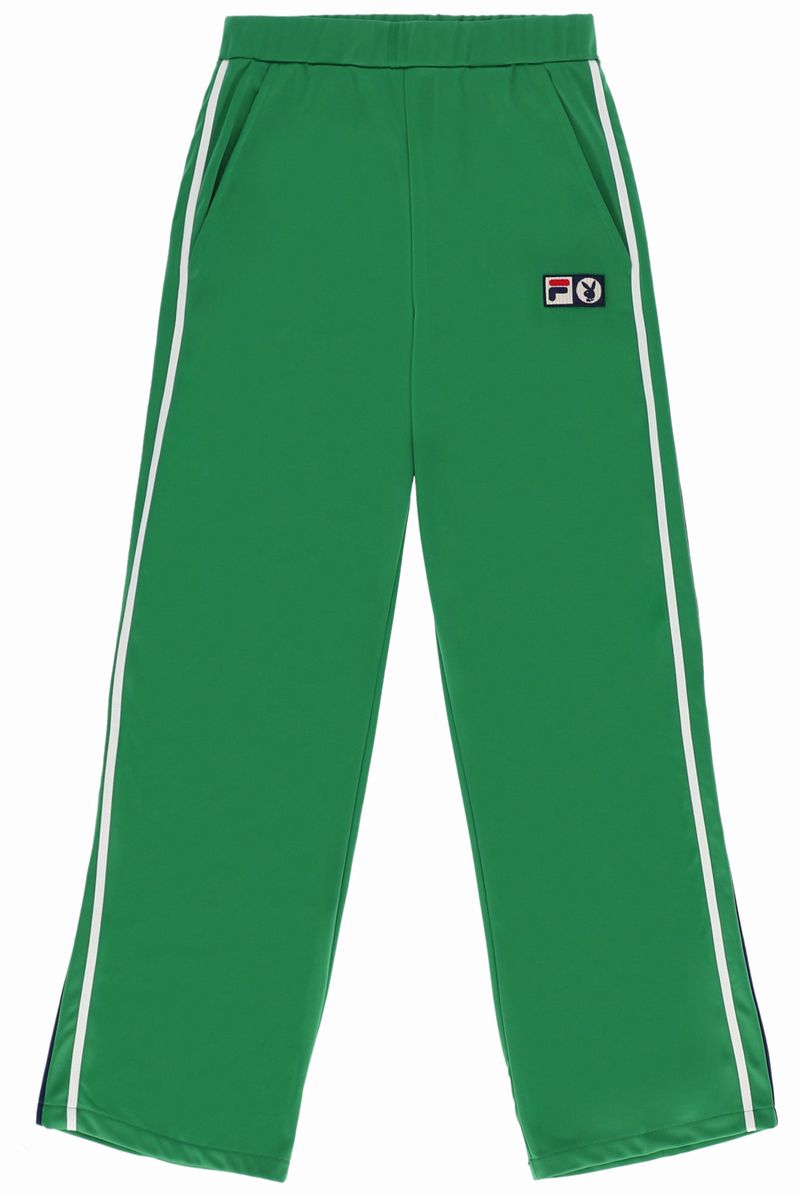 Pantalones Playboy X Fila Mardi Pista Mujer Verdes | 7901-MDGPT