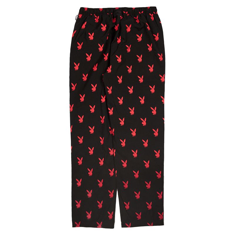 Pantalones Playboy X Pleasures Bunny Lounge Hombre Negros | 5837-LTEYR