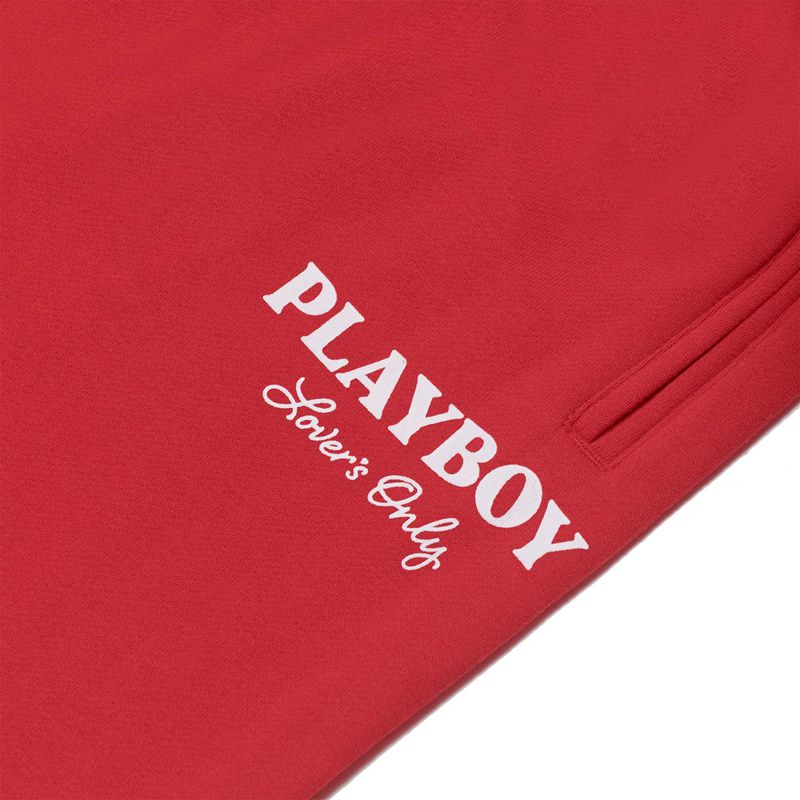 Ropa De Casa Playboy Lovers Only Classic Sweat Mujer Rojos | 4263-WHSZJ