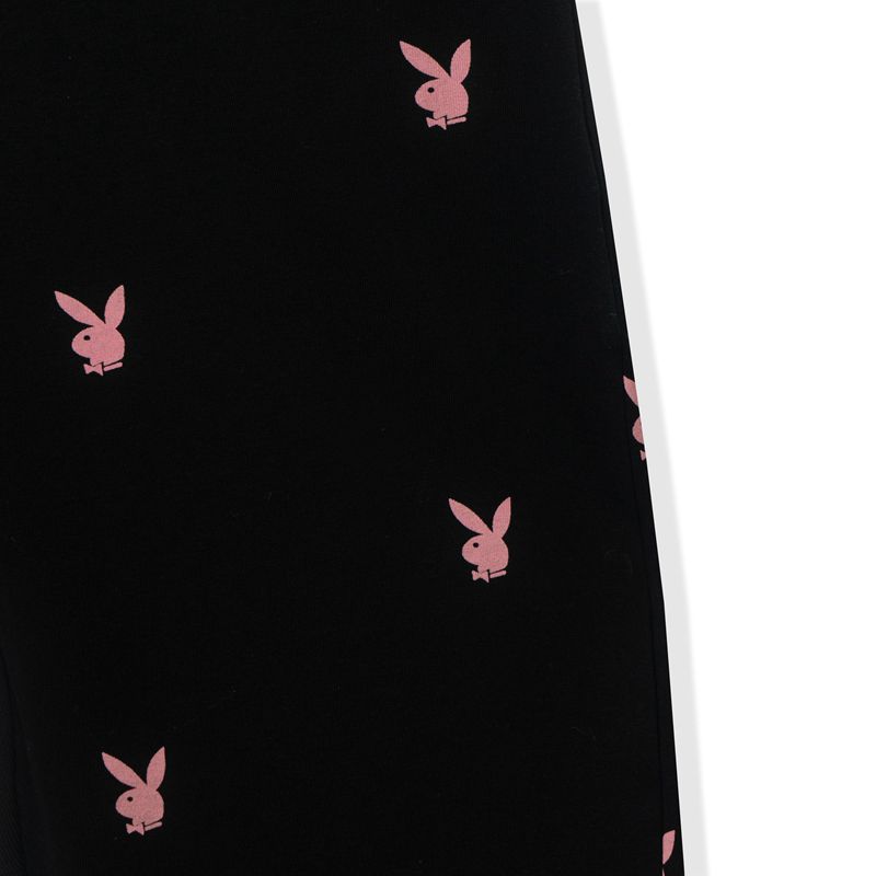 Ropa De Casa Playboy Rabbit Head Sweat Mujer Negros | 2340-USRZI