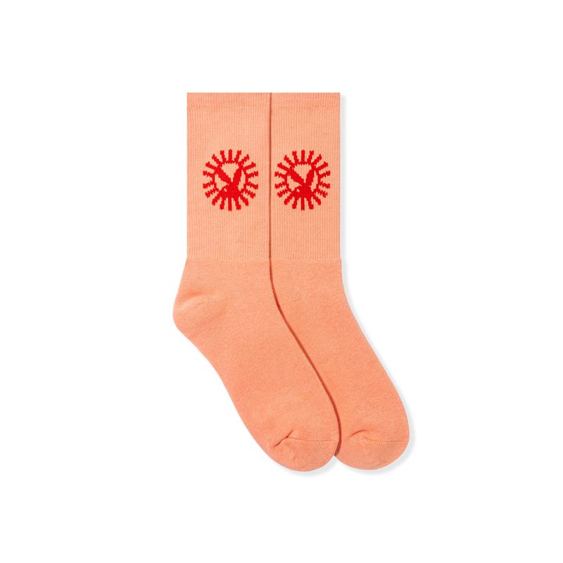 Ropa De Casa Playboy Sun Up Socks Mujer Blancos | 6239-UDEGX