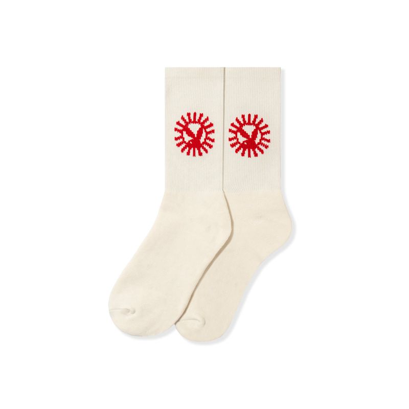 Ropa De Casa Playboy Sun Up Socks Mujer Blancos | 6239-UDEGX