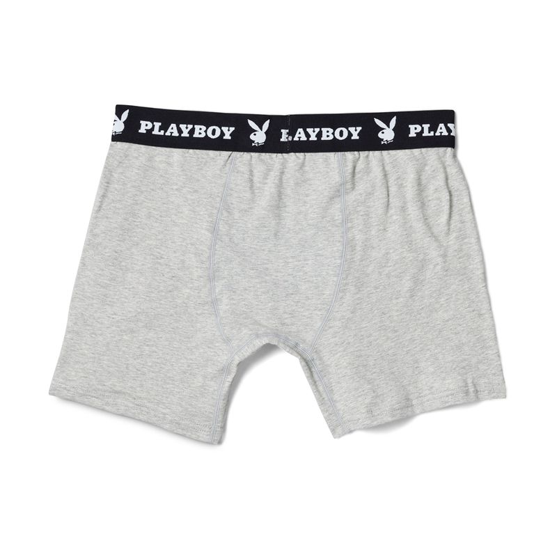 Ropa Interior Playboy 1-Pack Boxer Brief Hombre Negros | 7381-CNDXF