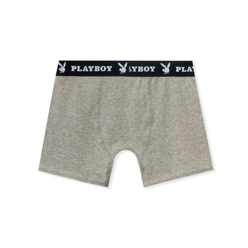 Ropa Interior Playboy 3-Pack Boxer Briefs Hombre Multicolor | 0637-KNBIX