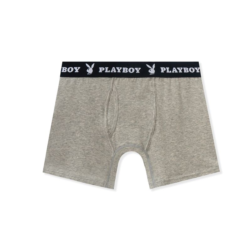 Ropa Interior Playboy 3-Pack Boxer Briefs Hombre Multicolor | 0637-KNBIX