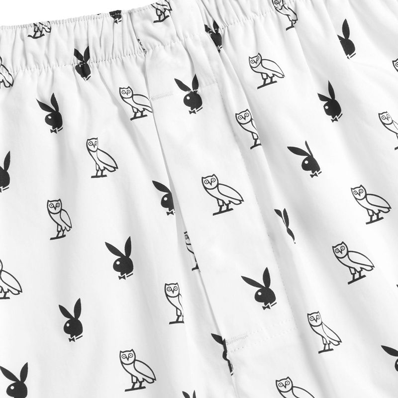 Ropa Interior Playboy X Ovo Boxers Hombre Blancos | 1548-XVLNA