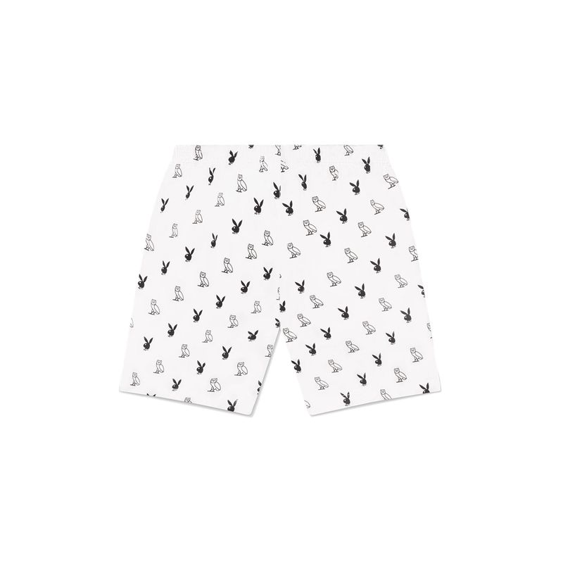 Ropa Interior Playboy X Ovo Boxers Hombre Blancos | 1548-XVLNA