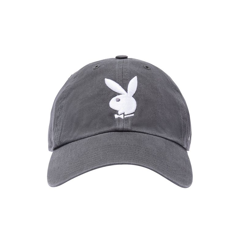 Sombreros Playboy 47 Brand Adjustable Dad Hombre Negros Blancos | 3019-NDJEZ