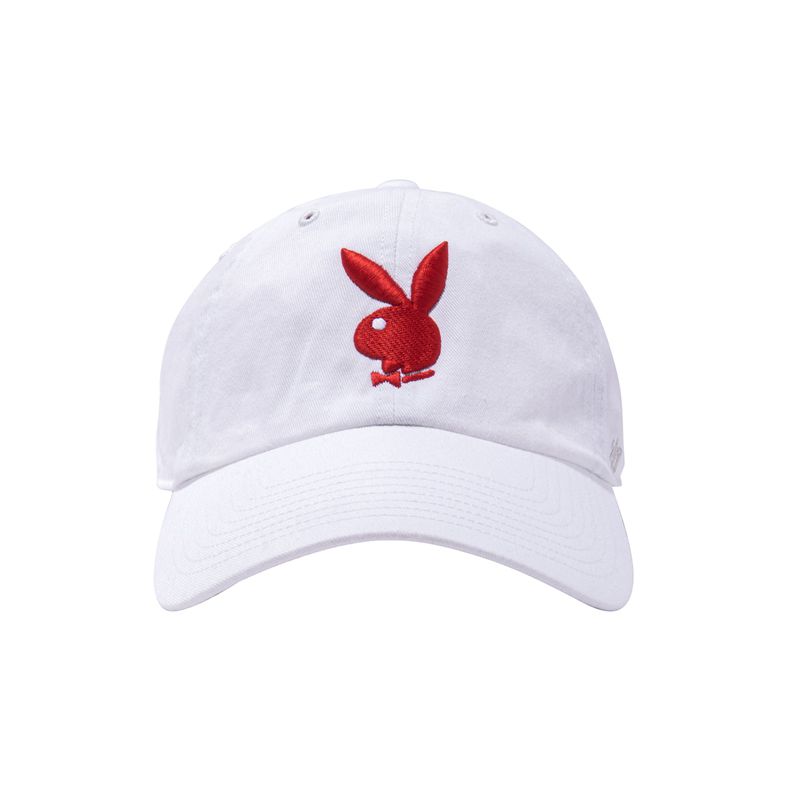 Sombreros Playboy 47 Brand Adjustable Dad Hombre Negros Blancos | 3019-NDJEZ