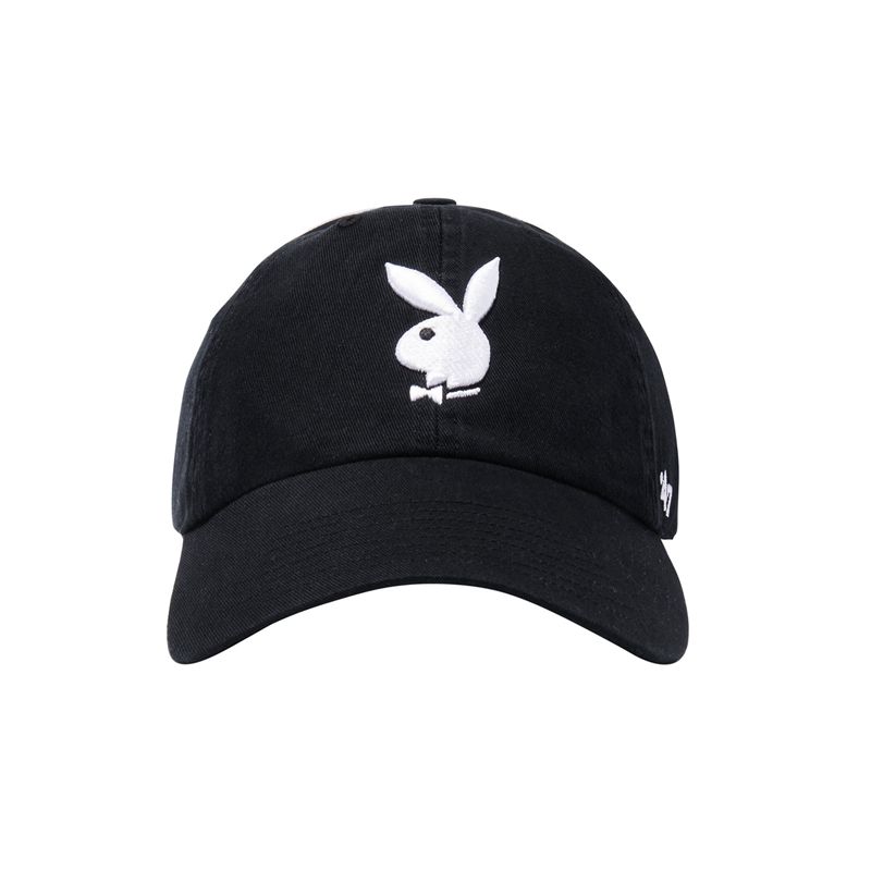 Sombreros Playboy 47 Brand Adjustable Dad Hombre Negros Blancos | 3019-NDJEZ