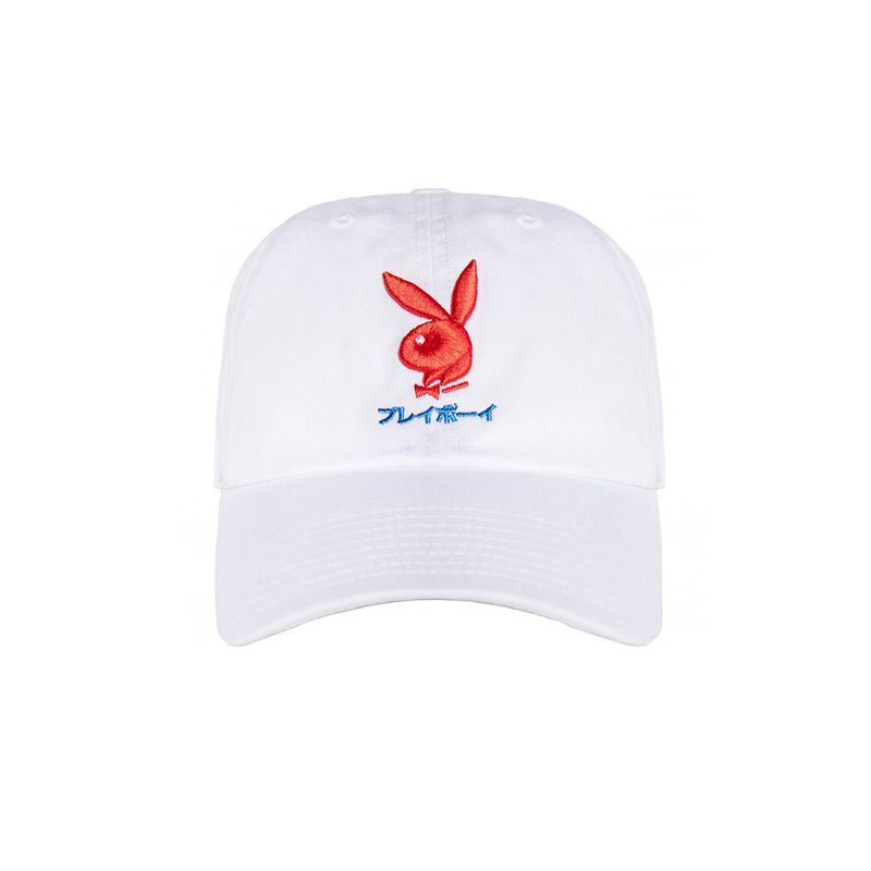 Sombreros Playboy Japanese Rabbit Head Dad Mujer Negros | 1826-CUNZG