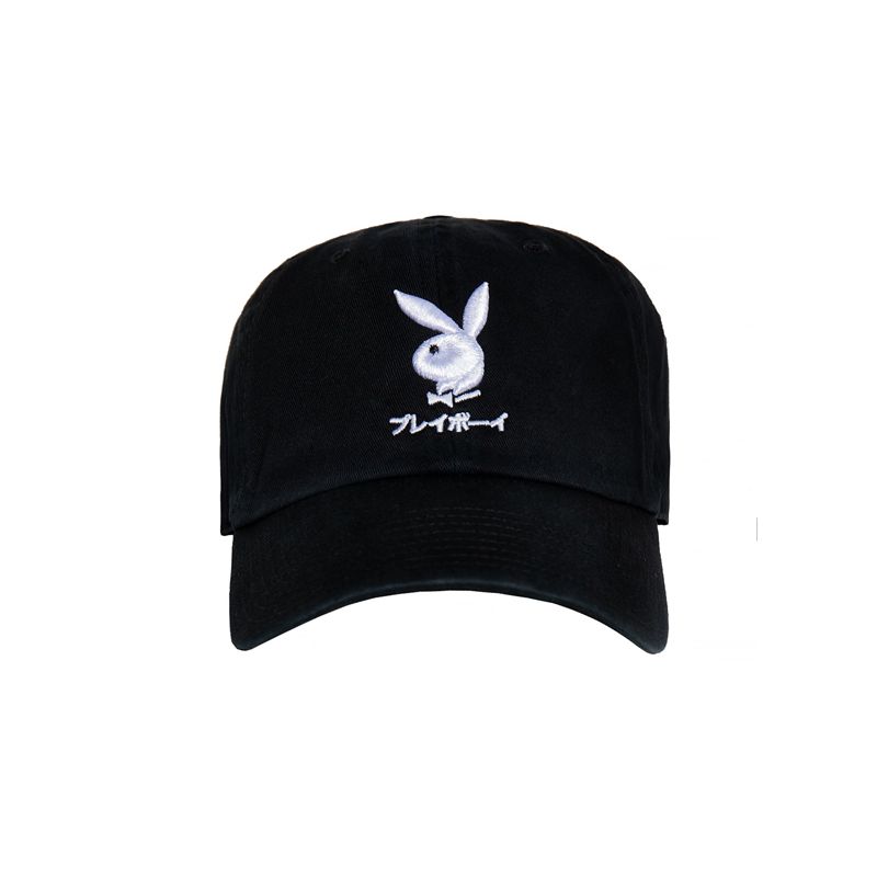 Sombreros Playboy Japanese Rabbit Head Dad Hombre Negros | 3174-SAXOI