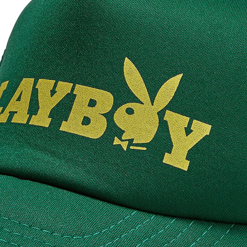 Sombreros Playboy Masthead Trucker Hombre Verdes | 6452-BZUIK