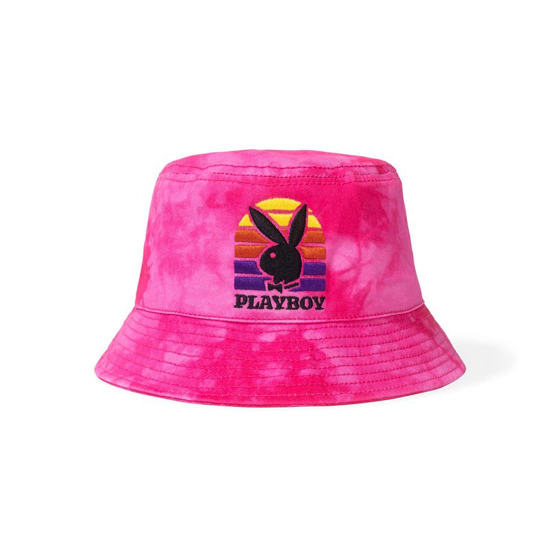 Sombreros Playboy Sunset Tie Dye Bucket Mujer Morados | 0912-SLMIG