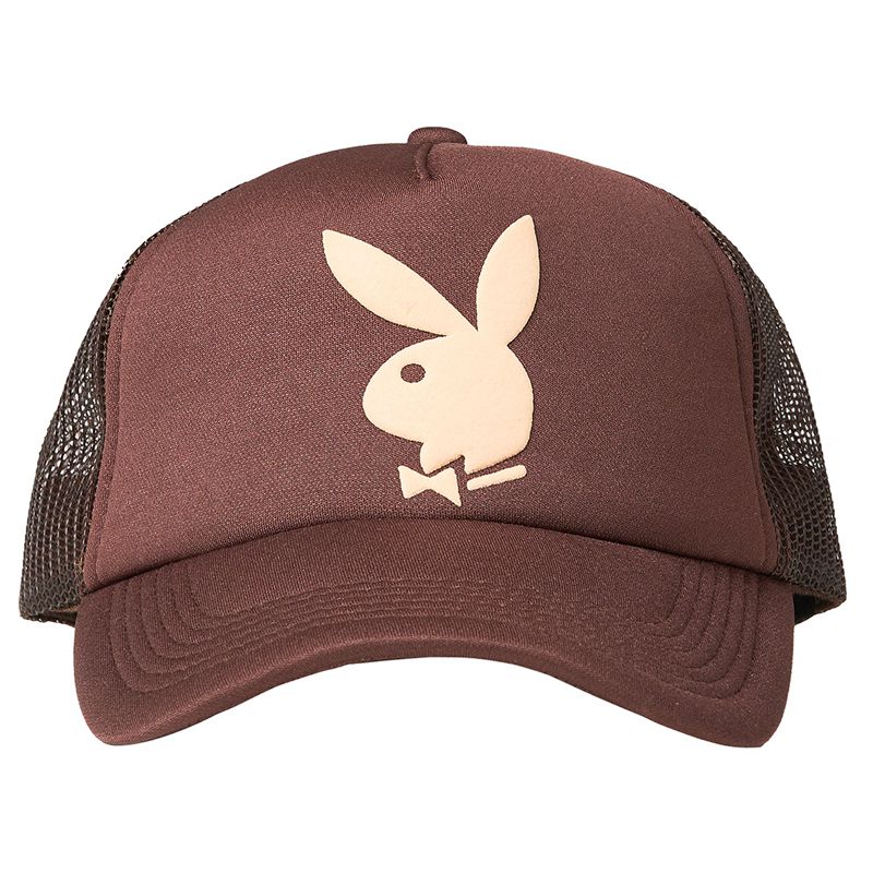 Sombreros Playboy X Pleasures Bunny Trucker Hombre Forest | 7602-OYMQW