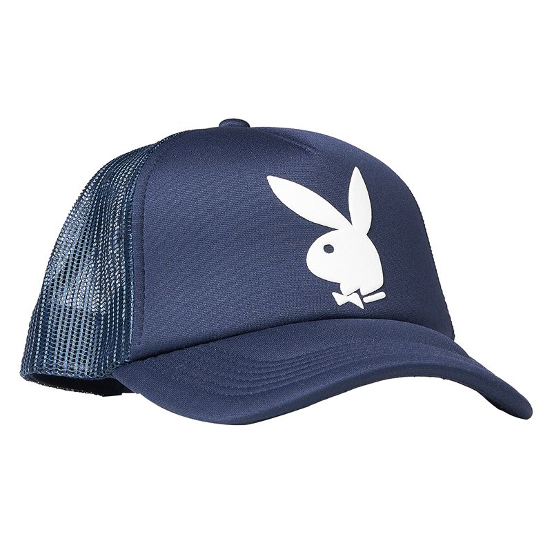 Sombreros Playboy X Pleasures Bunny Trucker Hombre Forest | 7602-OYMQW