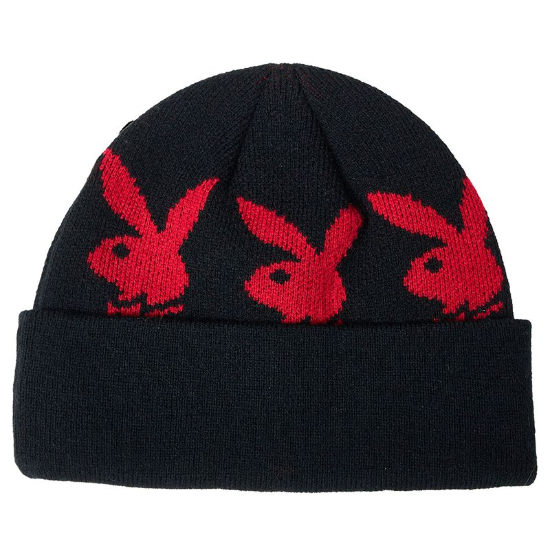 Sombreros Playboy X Pleasures Jacquard Bunny Beanie Hombre Azules | 2168-FSXNO