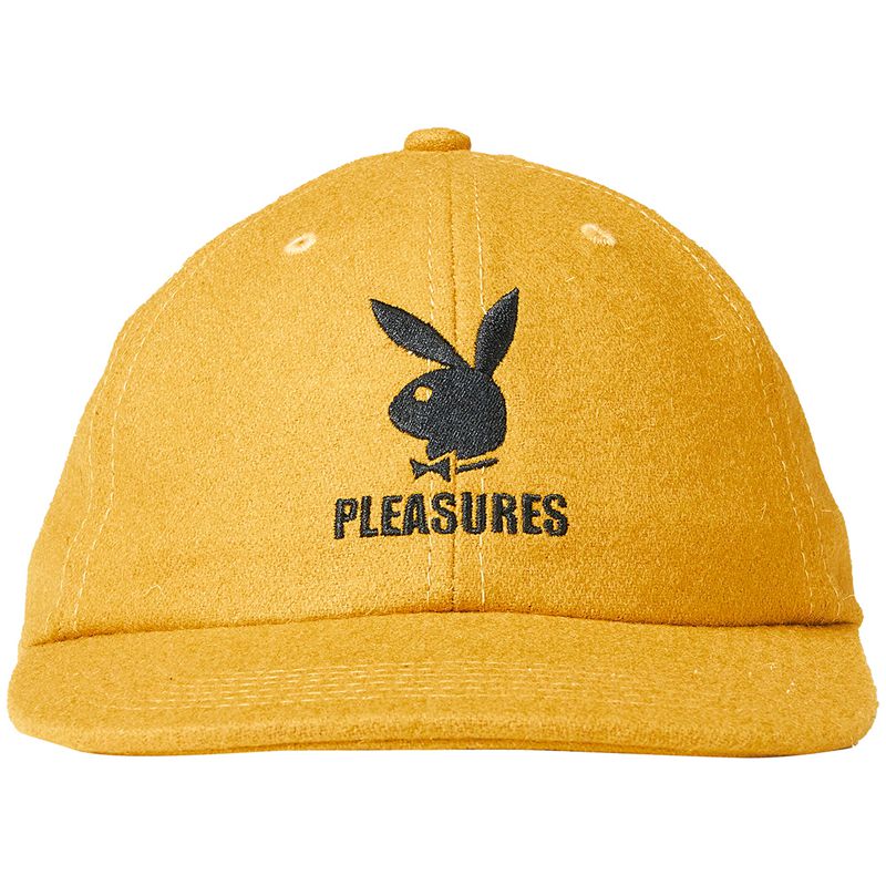 Sombreros Playboy X Pleasures Wool Strapback Hombre Forest | 8752-BJMDK