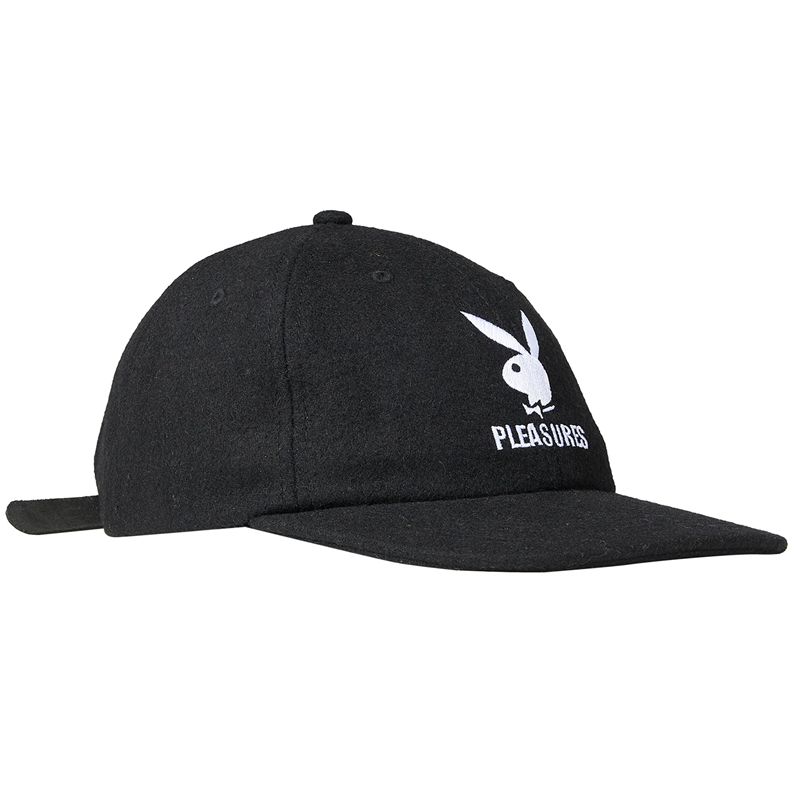 Sombreros Playboy X Pleasures Wool Strapback Hombre Forest | 8752-BJMDK