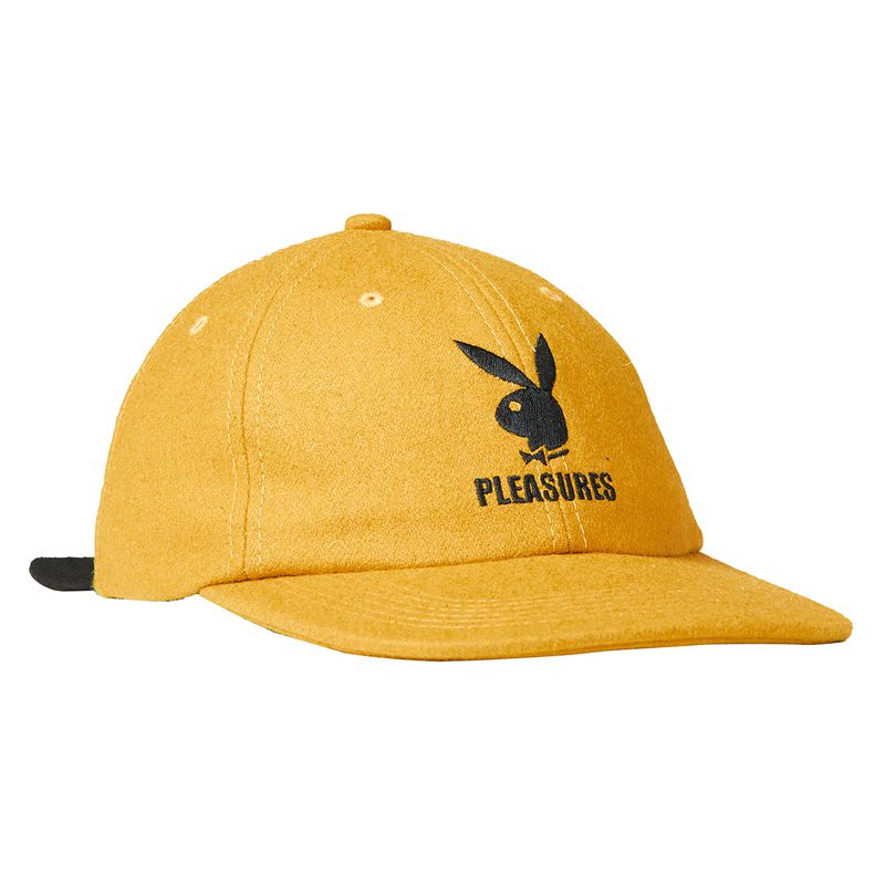 Sombreros Playboy X Pleasures Wool Strapback Hombre Forest | 8752-BJMDK