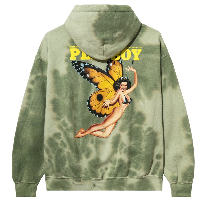 Sudadera Con Capucha Playboy August 1965 Cover Hombre Verdes | 0284-VRPMH