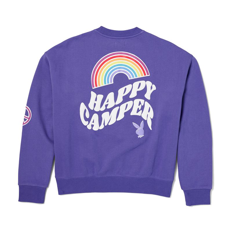 Sudadera Con Capucha Playboy Cabin Fever Crew Neck Mujer Morados | 0715-HVCMU