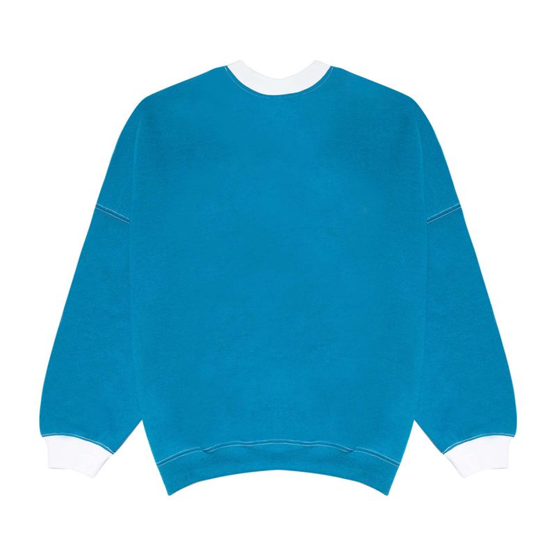 Sudadera Con Capucha Playboy Contrast 1953 Crewneck Mujer Azules | 2073-ONZBW