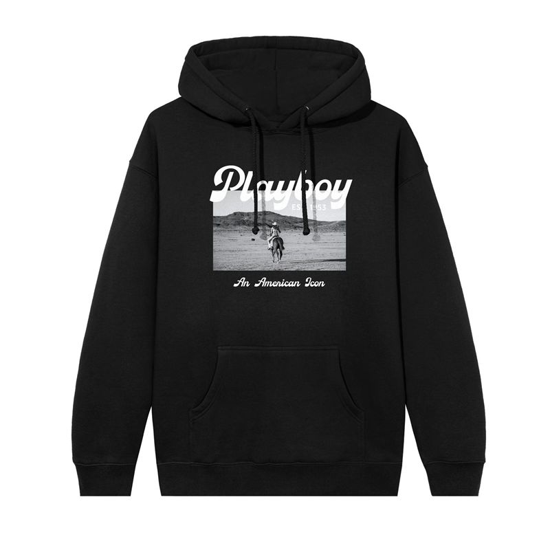 Sudadera Con Capucha Playboy Desperado American Icon Mujer Blancos | 5246-WXTND