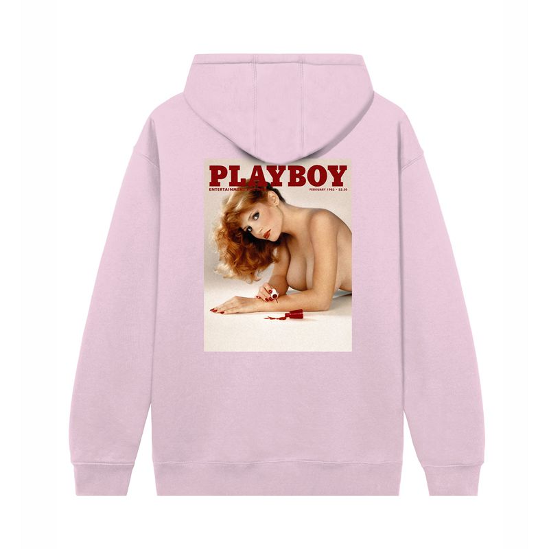 Sudadera Con Capucha Playboy Feb 1982 Cover Mujer Rosas | 3186-TLXSF