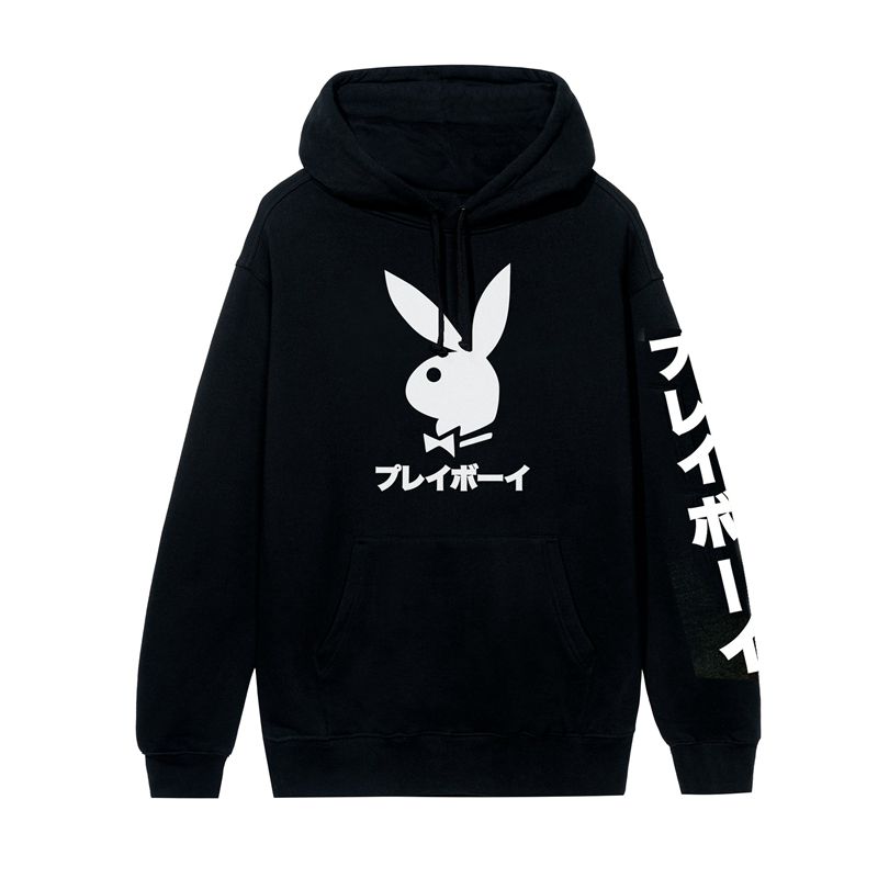 Sudadera Con Capucha Playboy Japanese Rabbit Head Hombre Blancos | 6527-FKHOE