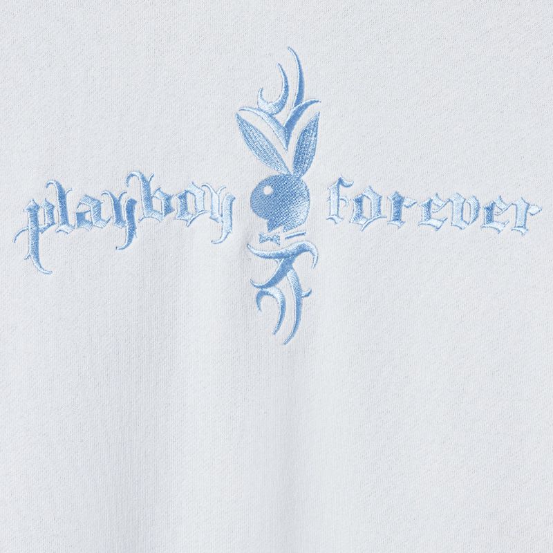 Sudadera Con Capucha Playboy Layered Mujer Morados | 3249-GIZJA