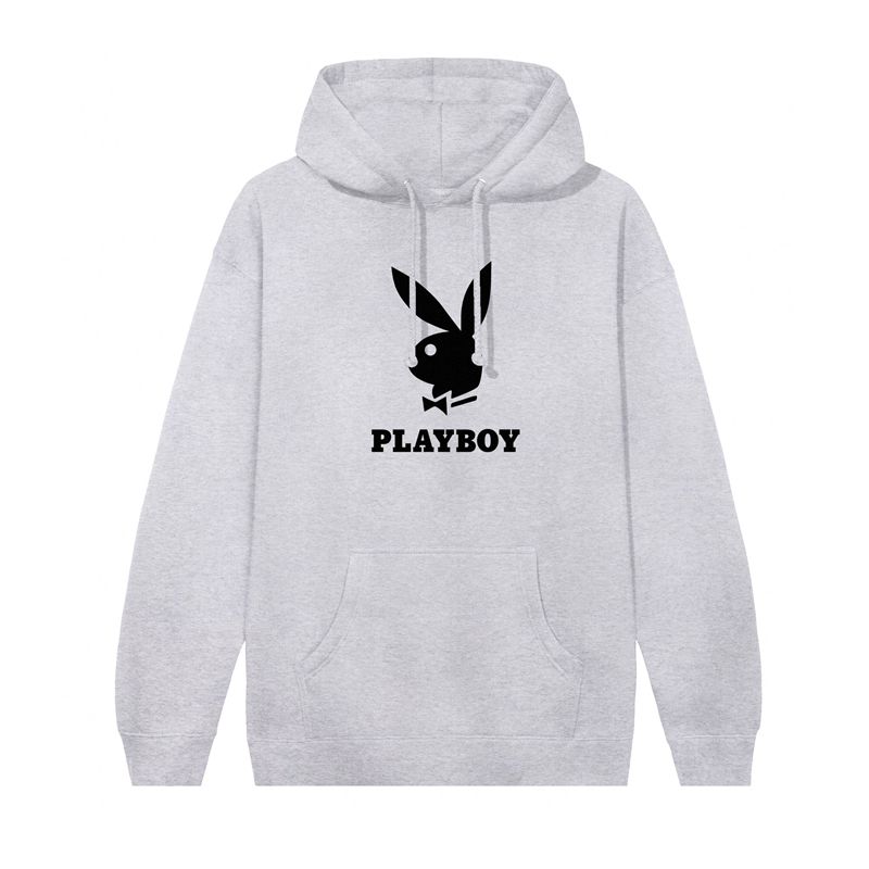 Sudadera Con Capucha Playboy Logo Hombre Marrom | 1287-DJYCG