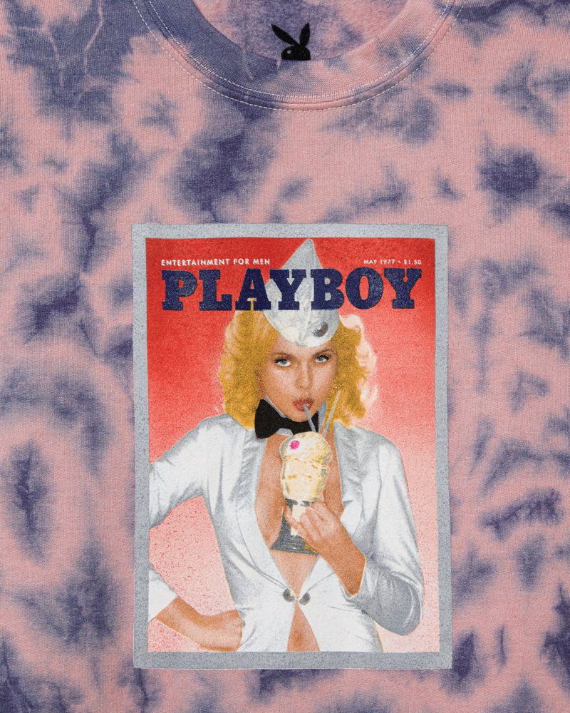 Sudadera Con Capucha Playboy May 1977 Cover Crewneck Sweat Hombre Multicolor | 8473-BRLMF