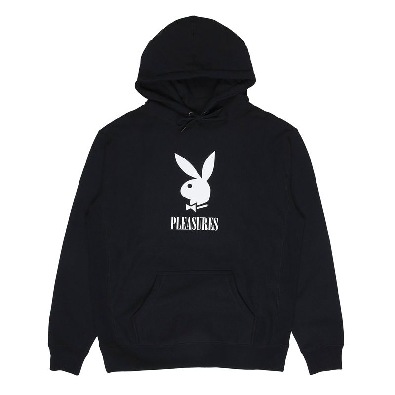 Sudadera Con Capucha Playboy X Pleasures Play Hombre Grises | 3406-XRNPZ