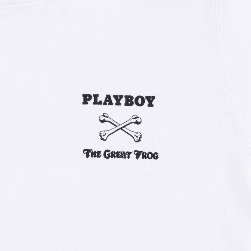 Sudadera Con Capucha Playboy X The Great Frog Hombre Blancos | 6015-VMGTO