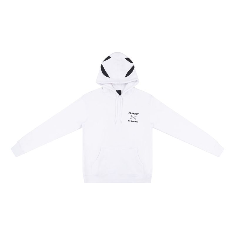 Sudadera Con Capucha Playboy X The Great Frog Hombre Blancos | 6015-VMGTO